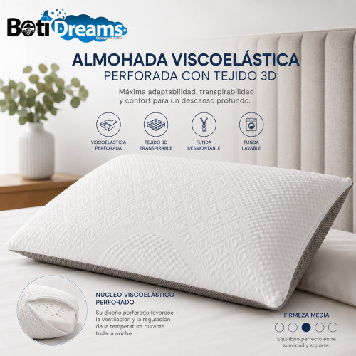 ALMOHADA VISCOELASTICA 60x40
